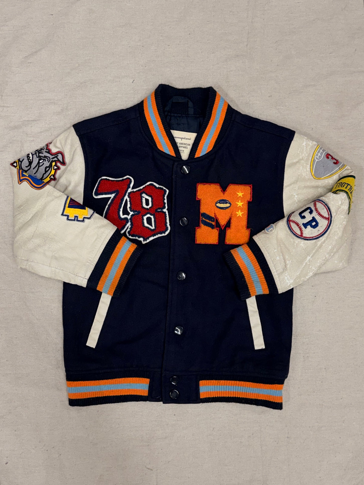 Vintage Kids Letterman Jacket