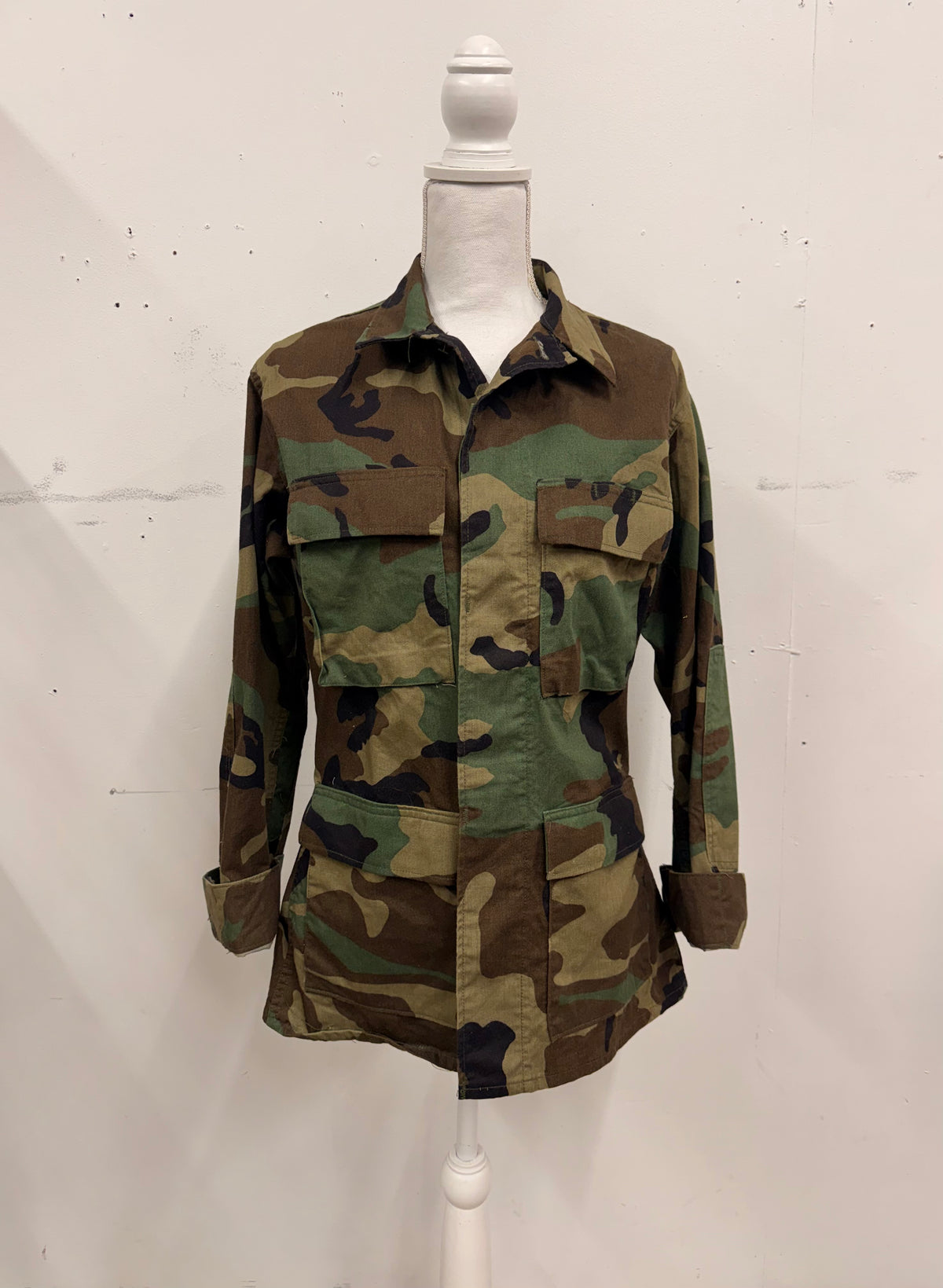 Vintage Camo Military Jacket