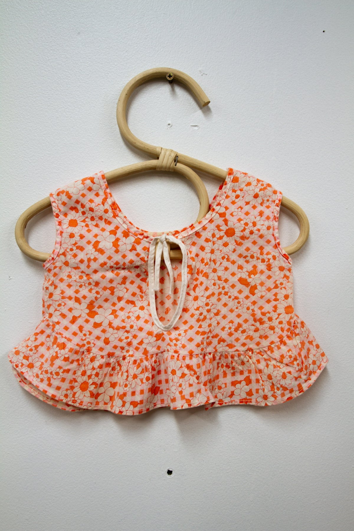 Kids Flower Eyelet Top