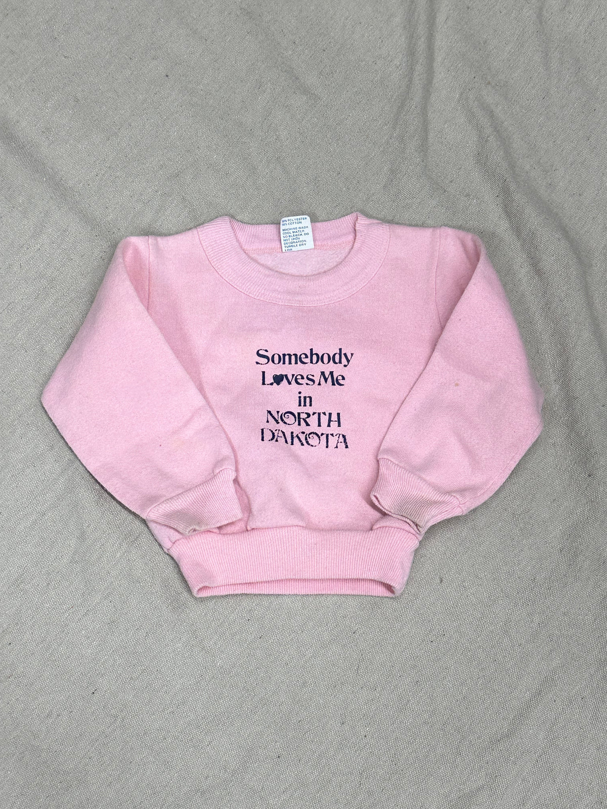 Vintage Kids Pink Crewneck