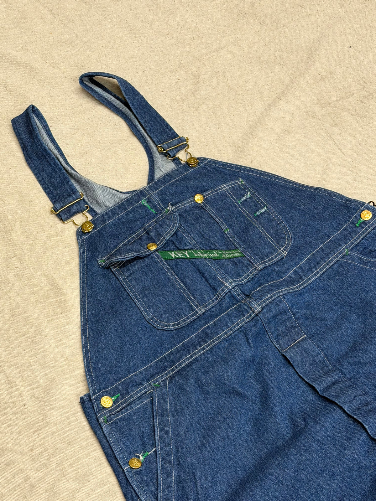Vintage Dark Blue Overalls