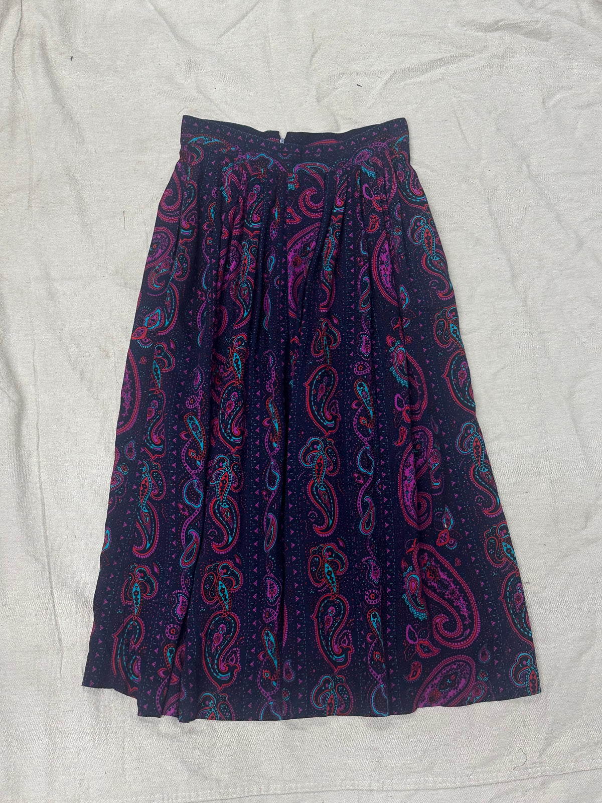Vintage Paisley Long Skirt