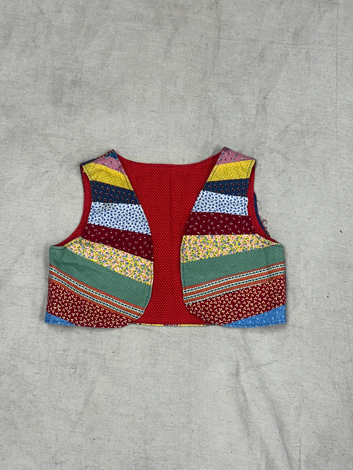 Vintage Kids patchwork Vest