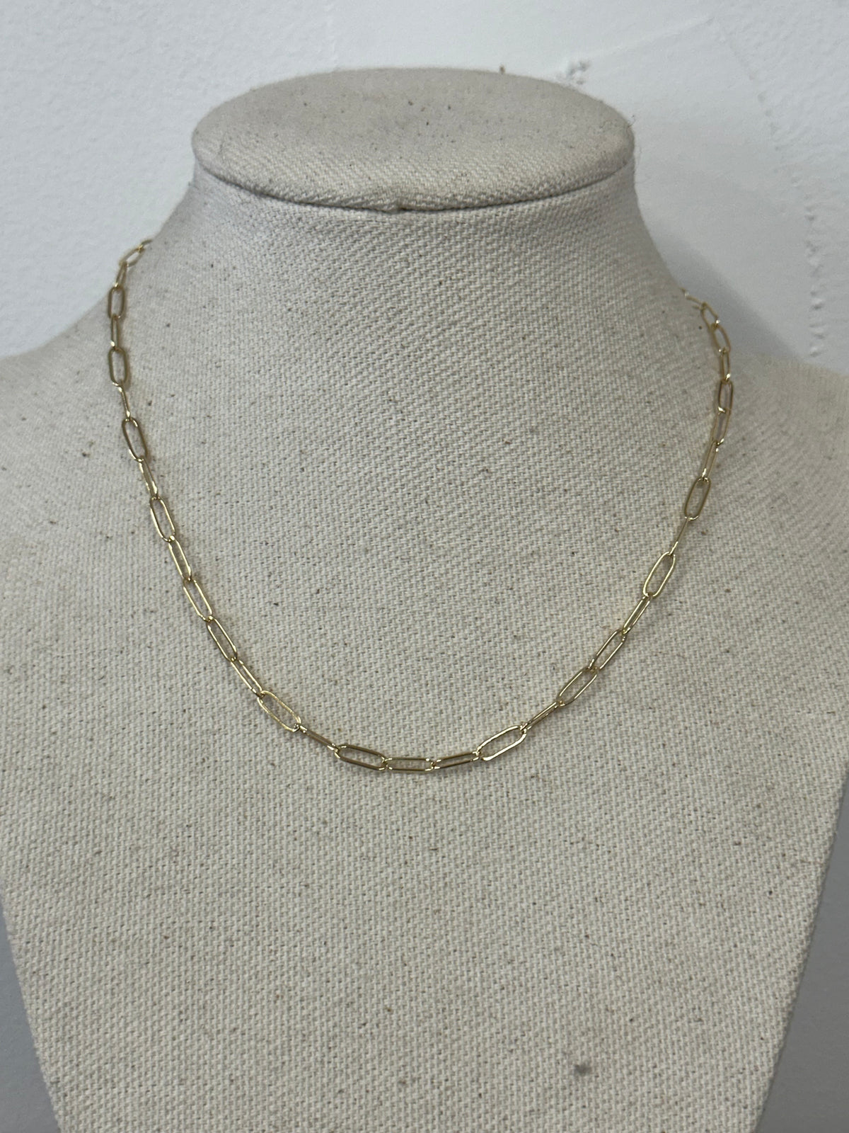 Paper Clip Chain Necklace