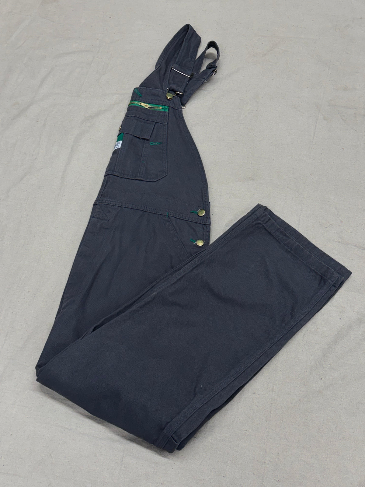 Vintage Dark Grey Overalls
