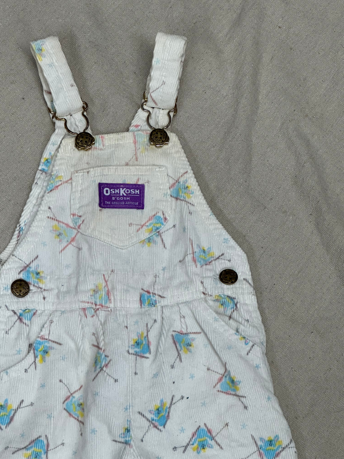 Kids Vintage Skier Overalls