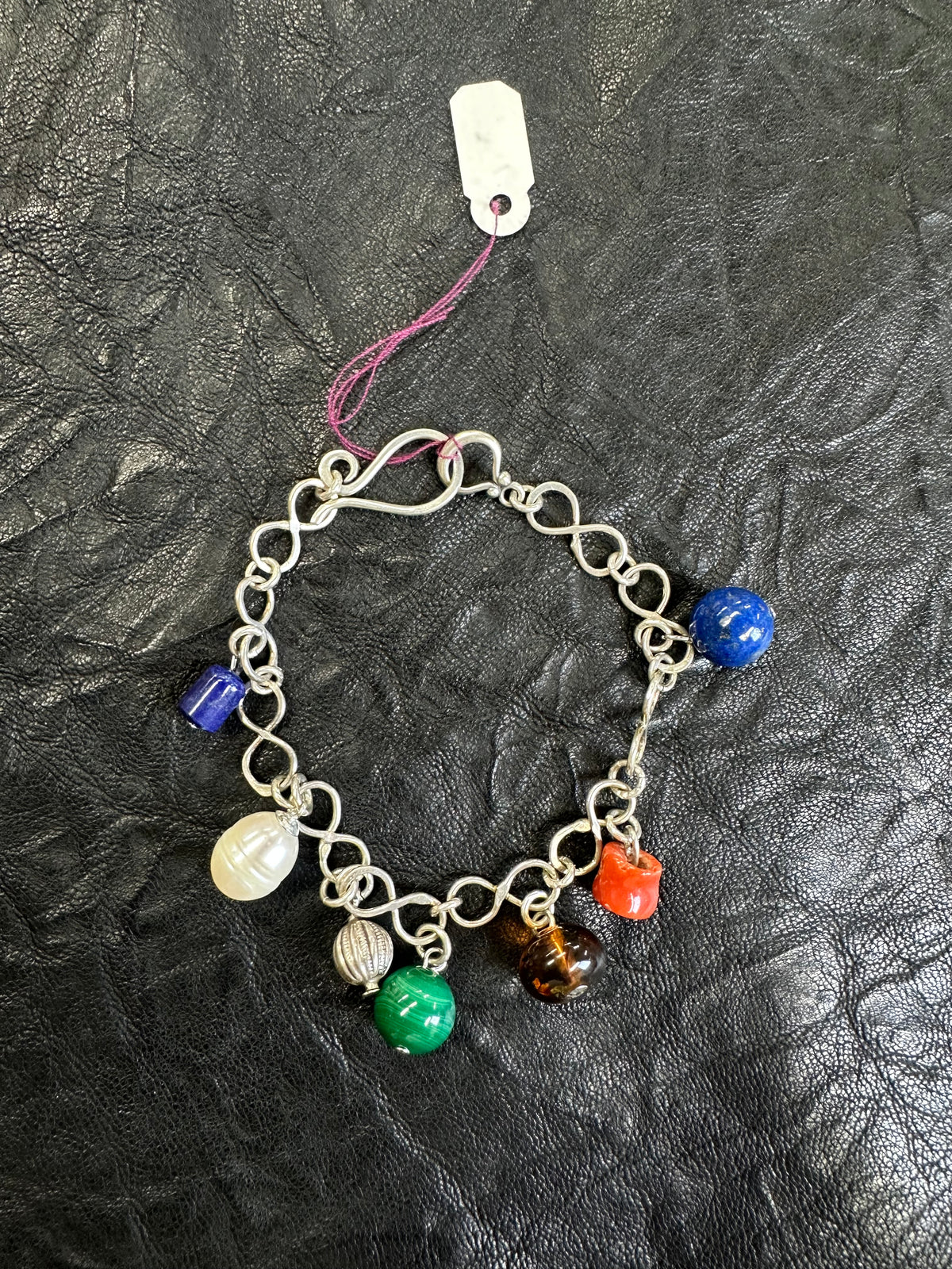 Pearl Charm Bracelet