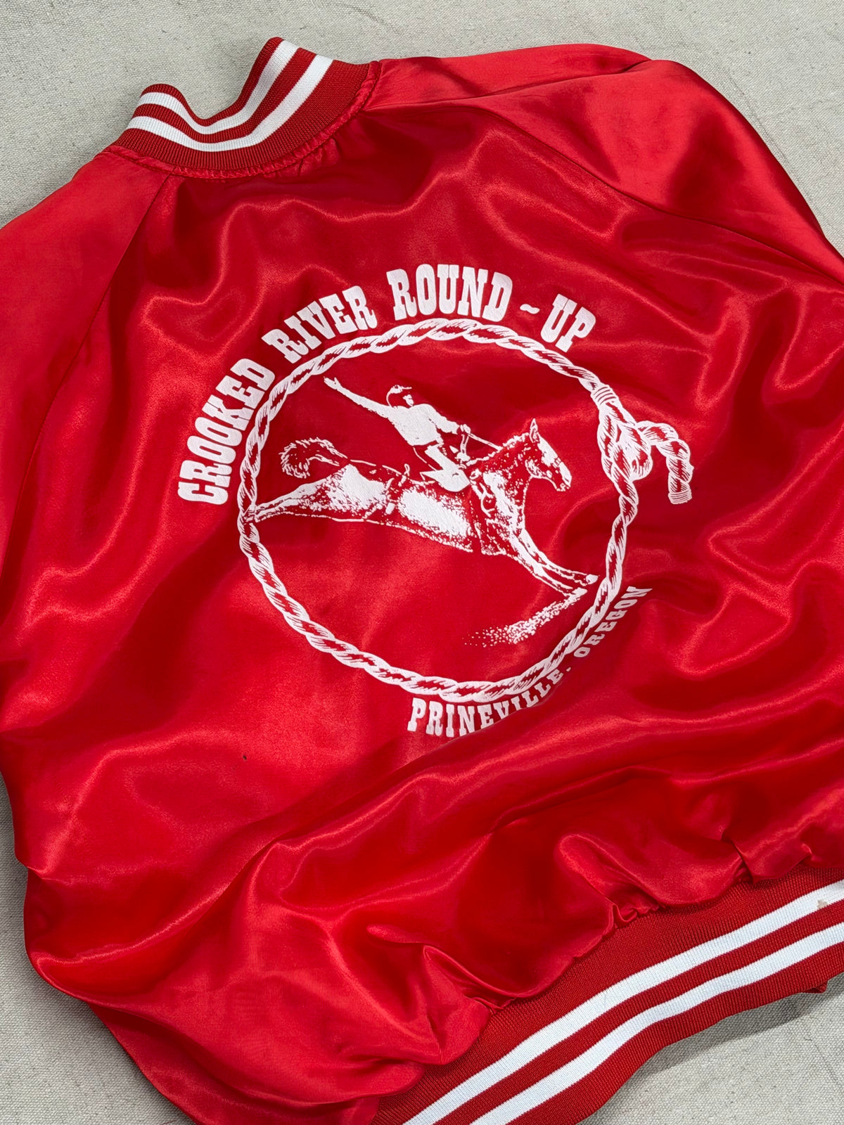 Vintage Red Button up Jacket