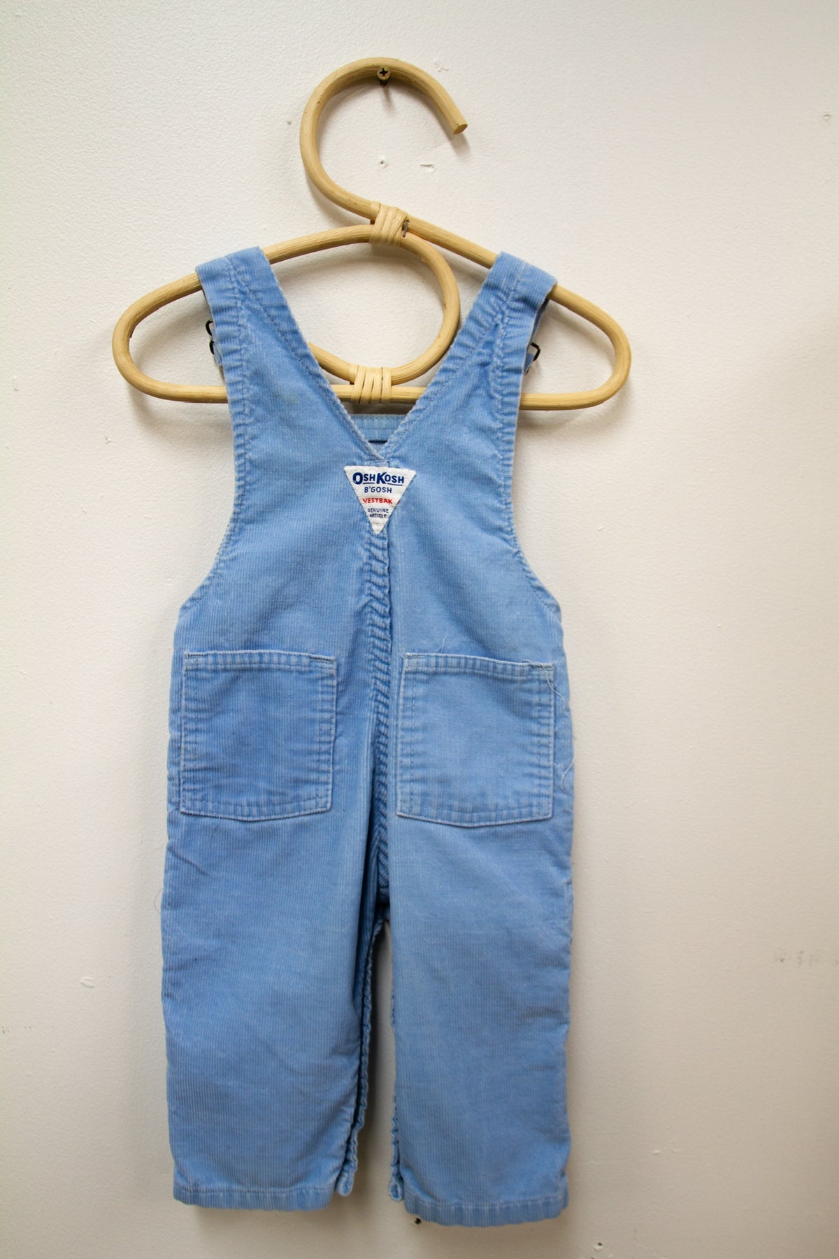 Kids Baby Blue Cord Overalls