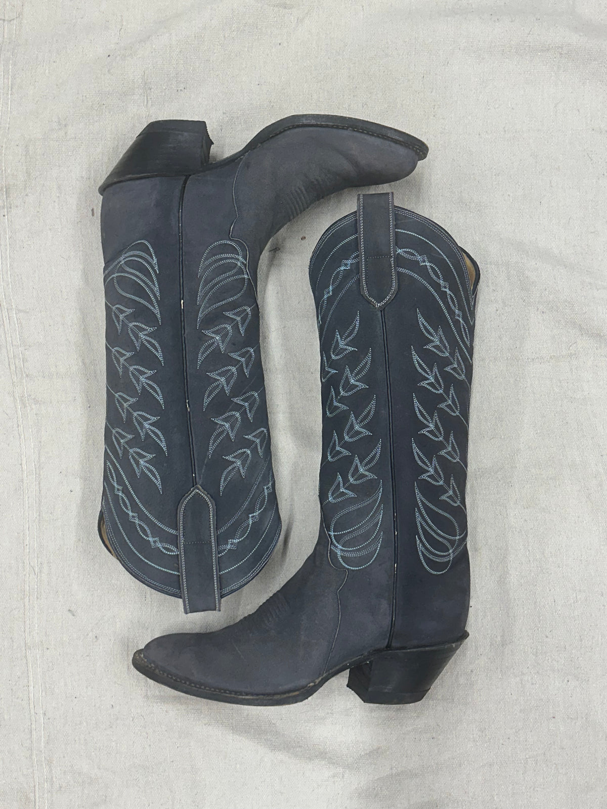 Vintage Navy Cowboy Boots