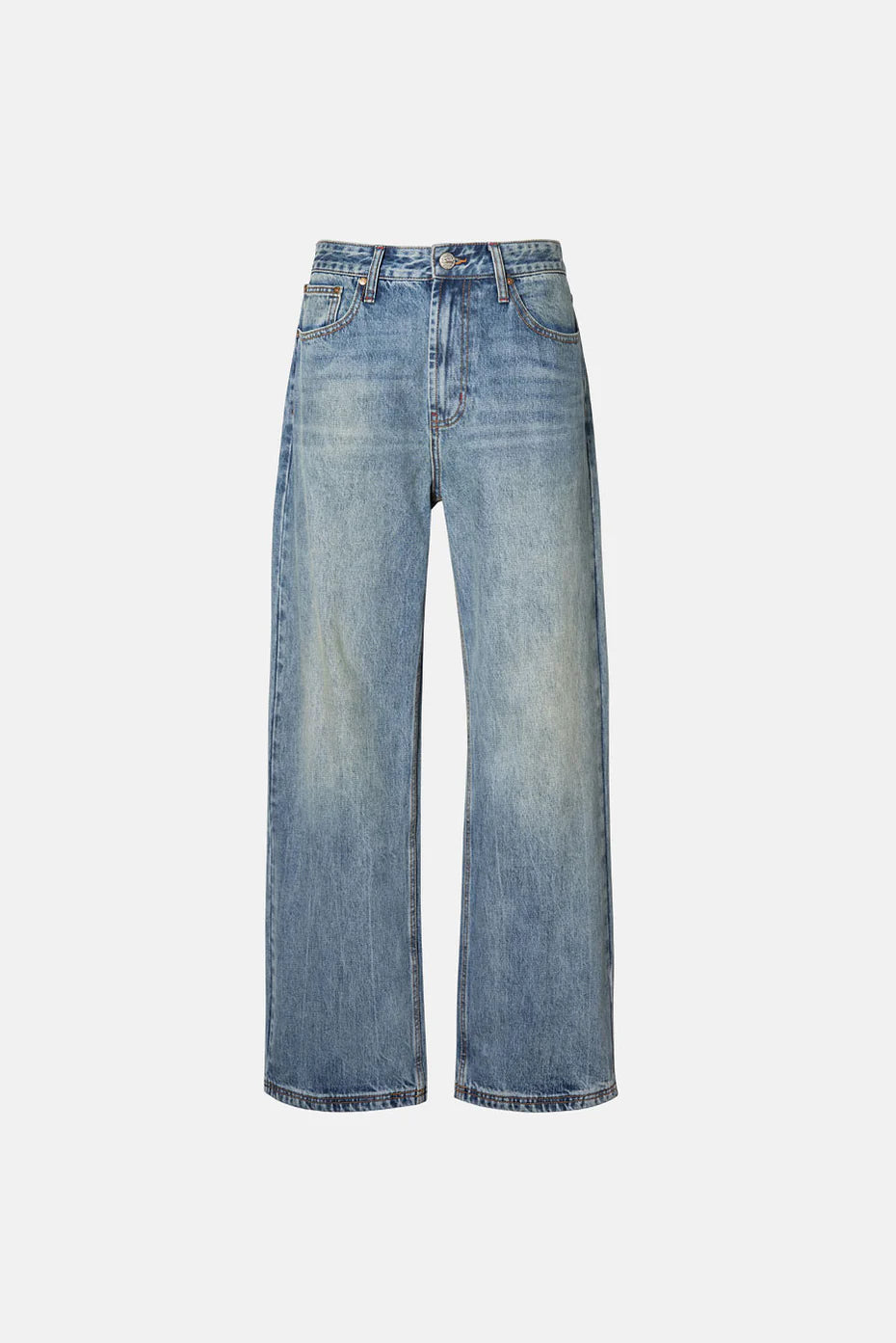 STRAIGHT LEG DENIM PANT - Vintage Indigo
