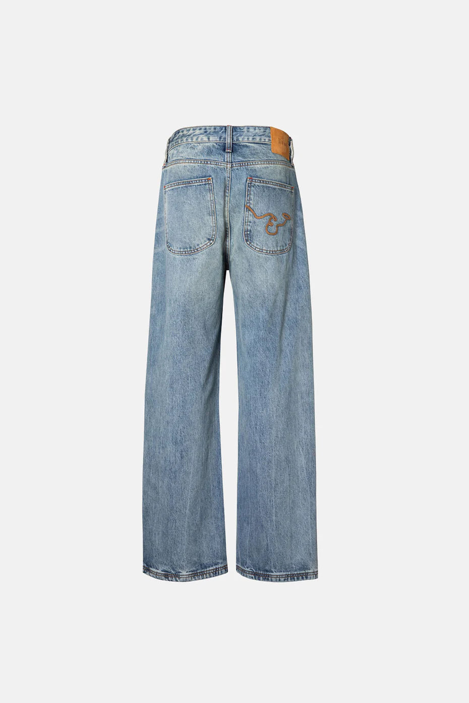 STRAIGHT LEG DENIM PANT - Vintage Indigo
