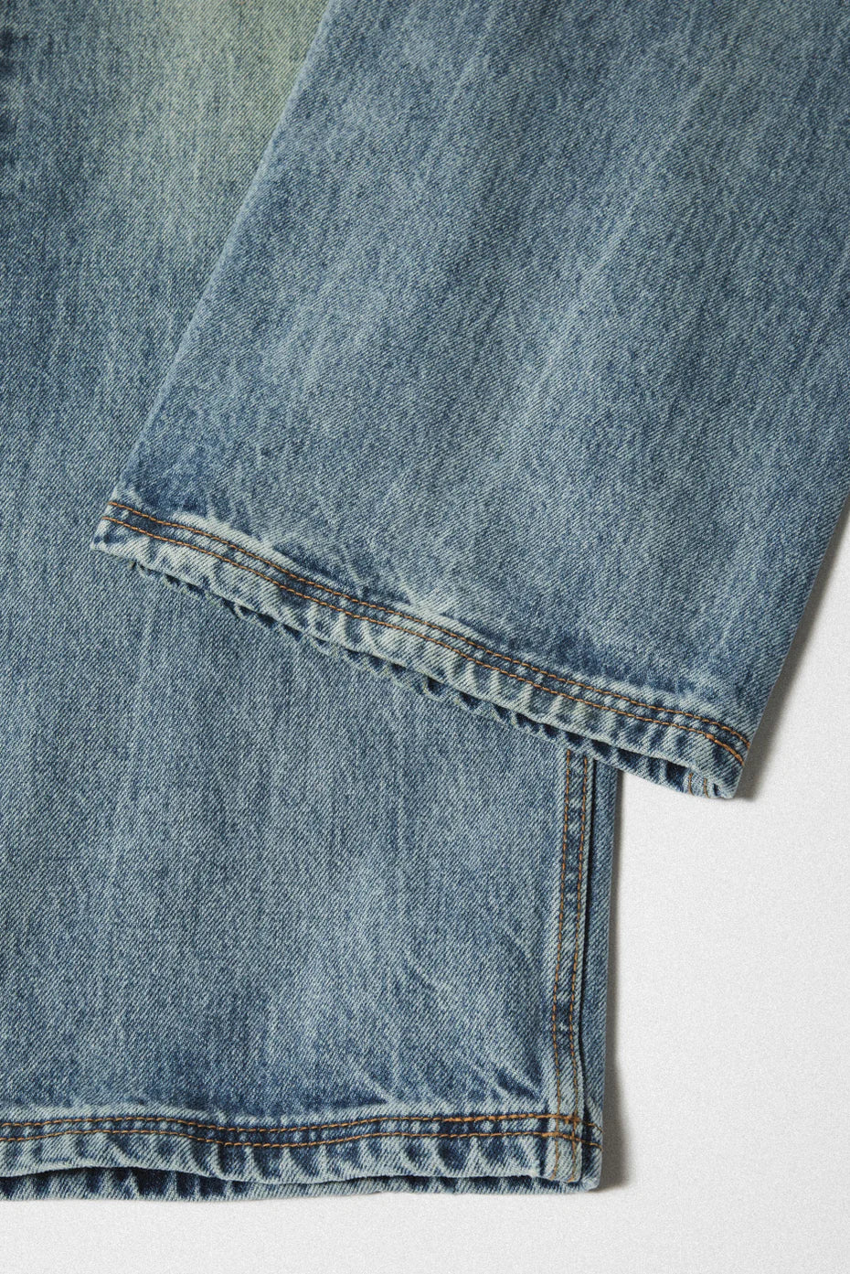 STRAIGHT LEG DENIM PANT - Vintage Indigo