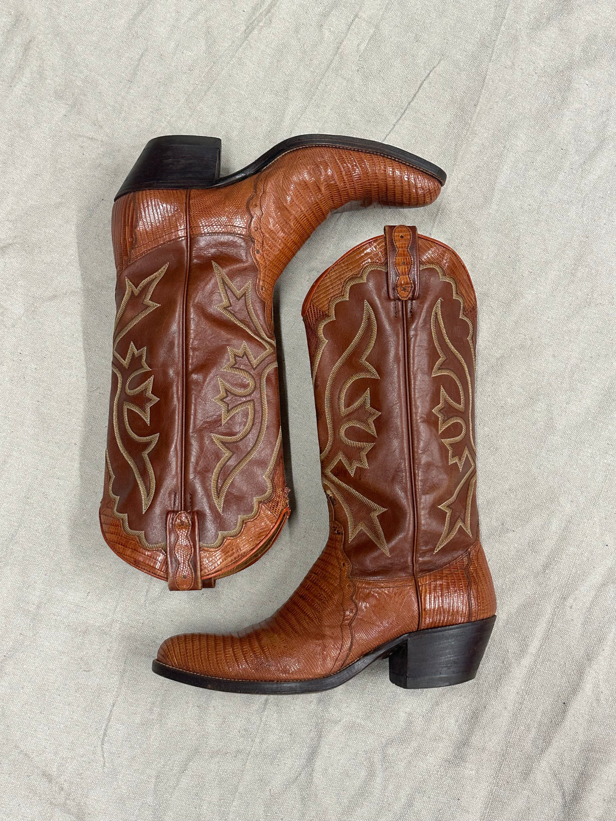 Vintage Brown cowboy Boots