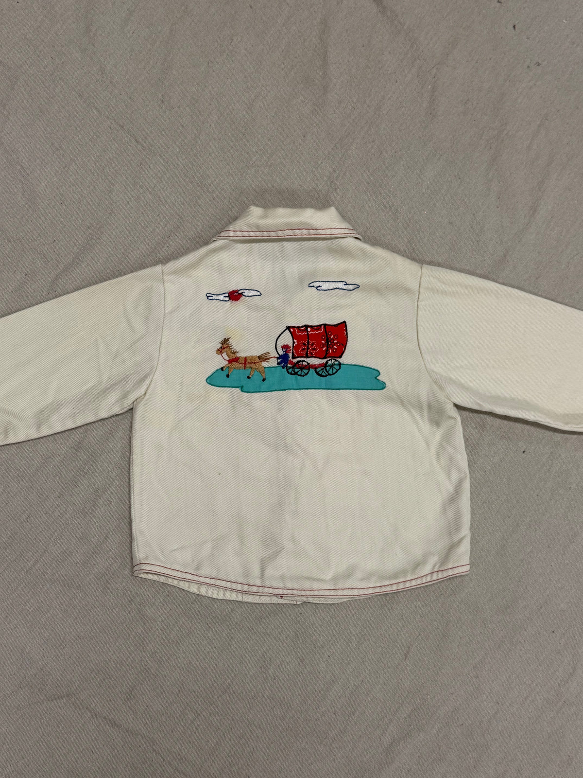 Vintage Kids White Button Up