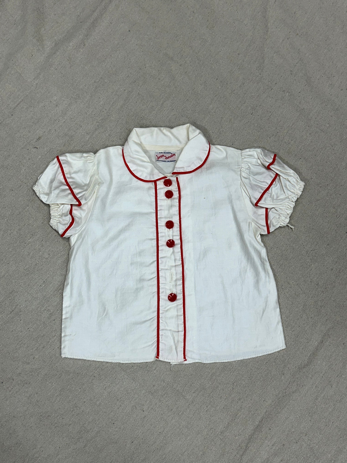 Vintage Kids White Button Up