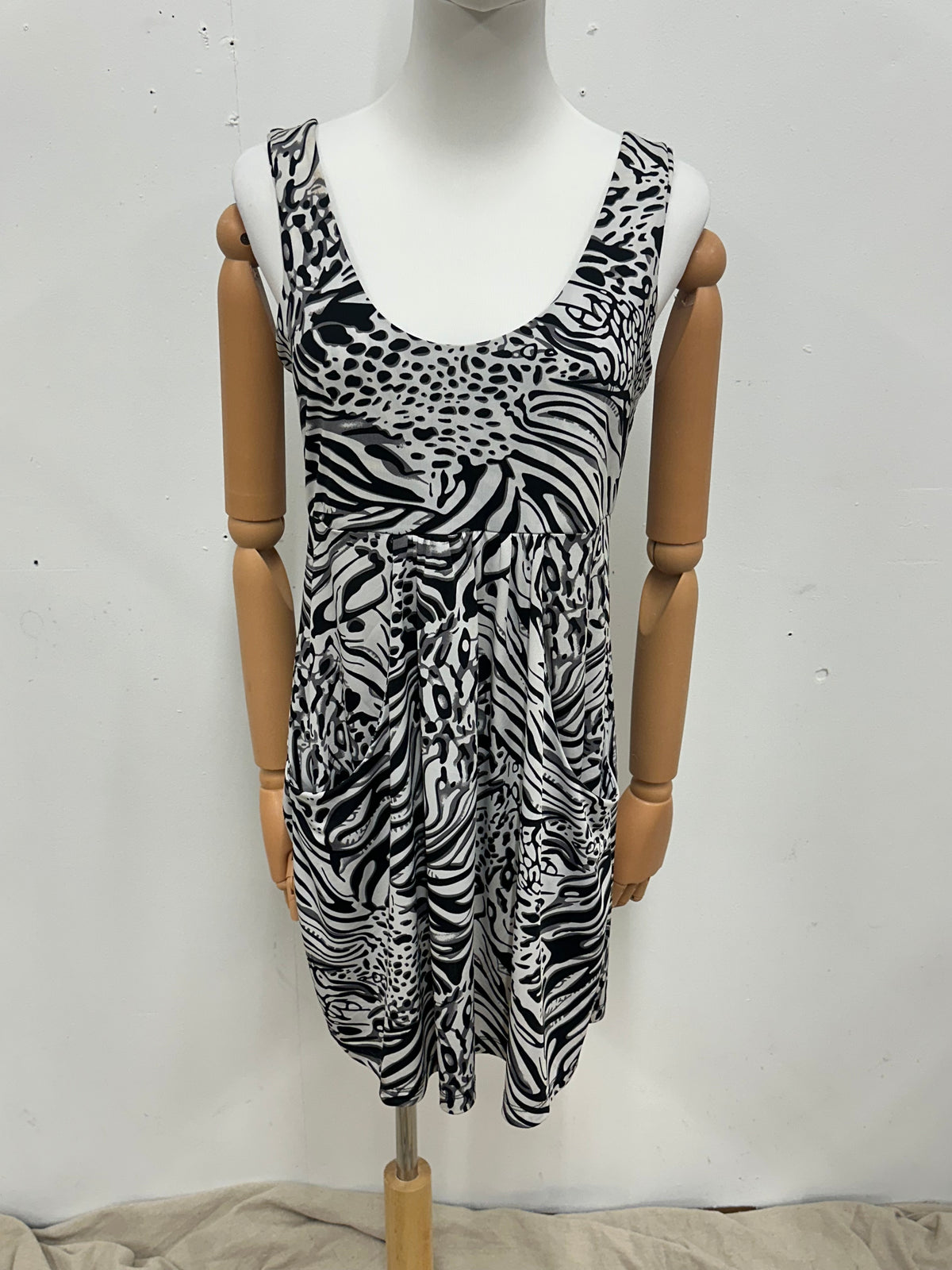 Vintage Zebra Y2K Dress