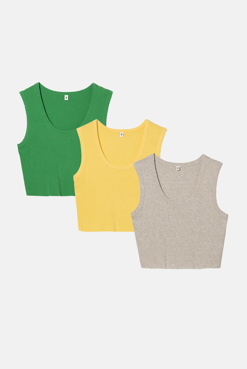 MALIBU CROP TANK - Various Colors