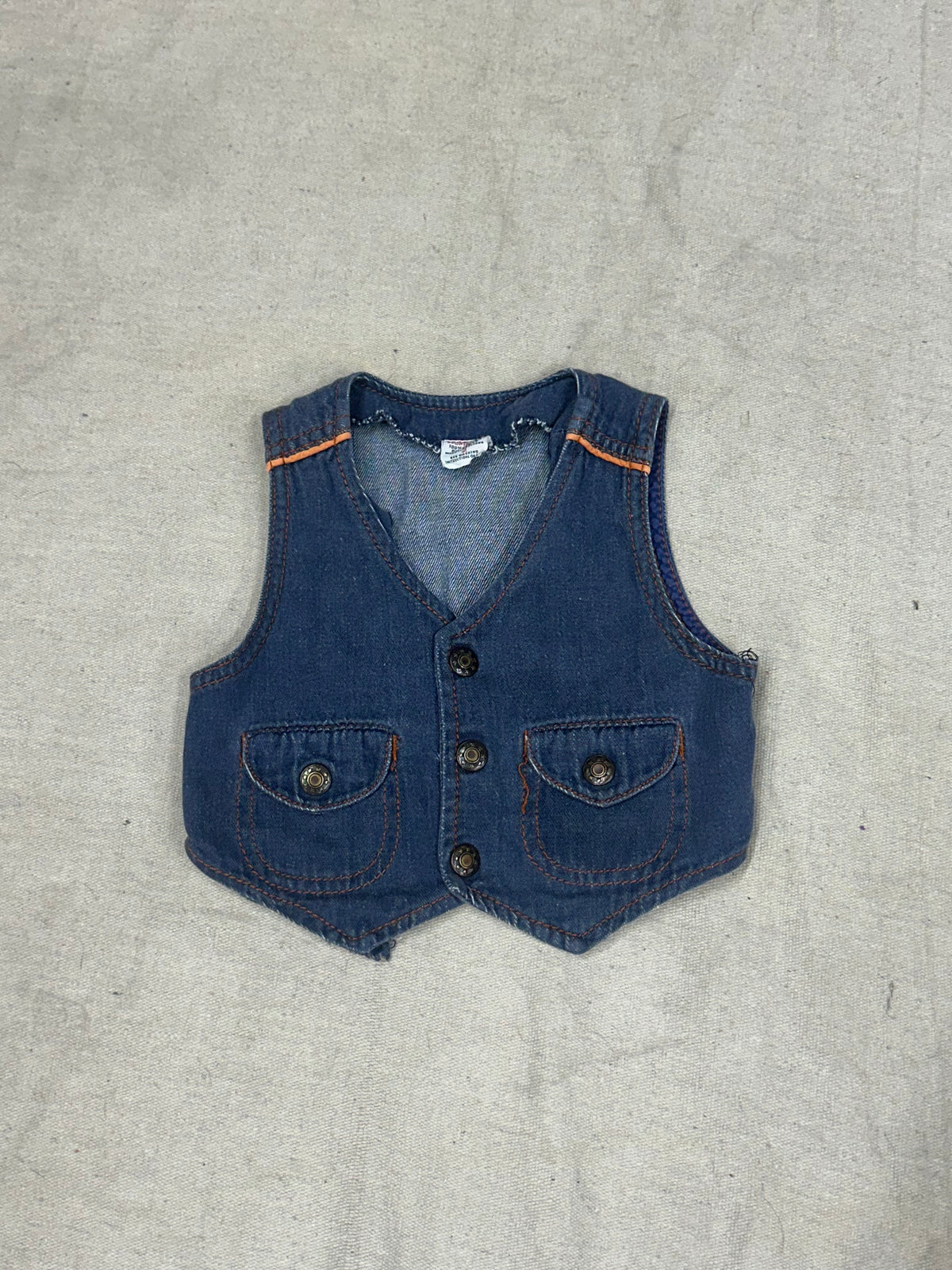 Vintage Kids Denim Vest
