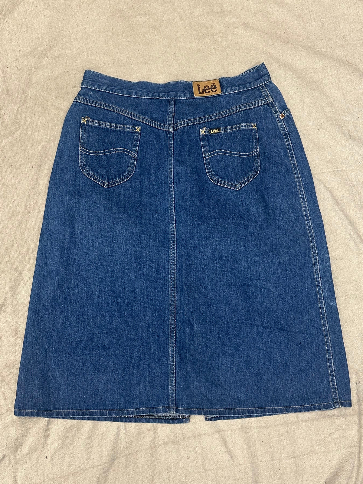 Vintage Long Denim Skirt