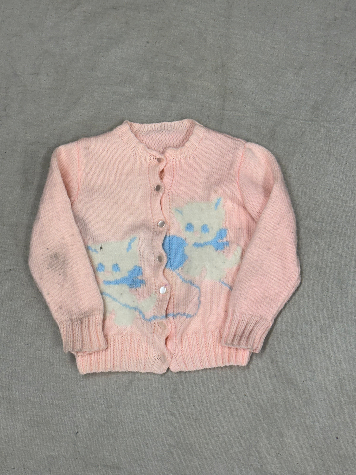Vintage Kids Kitten Sweater
