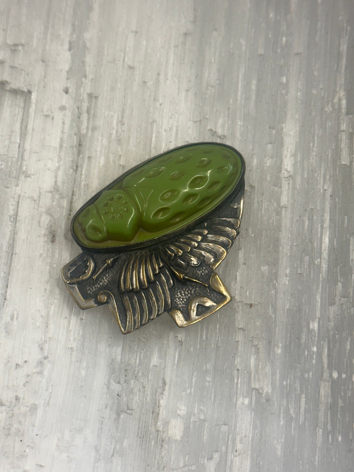 Vintage Scarab Belt Buckle