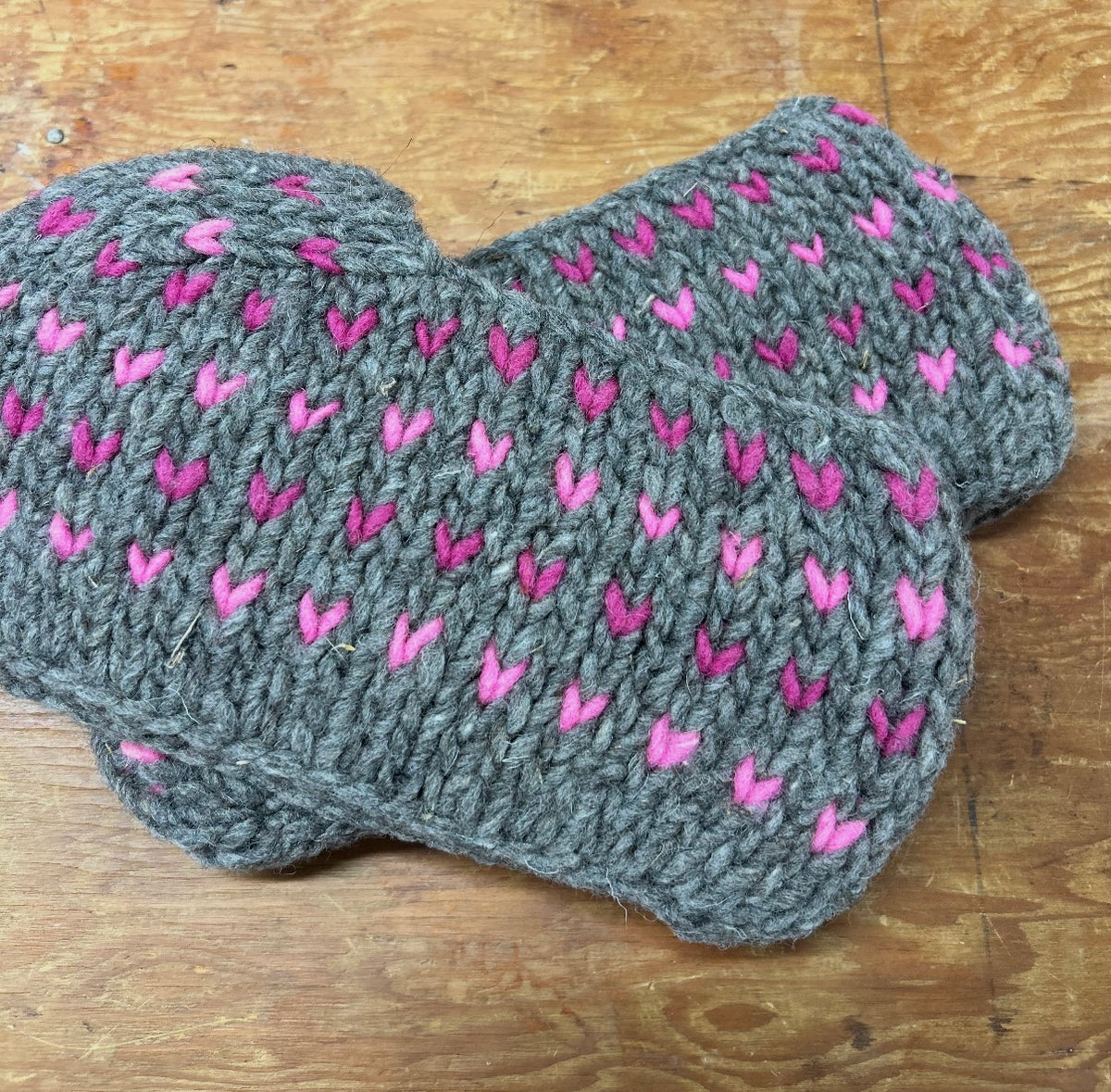 Hand Knit Wool Slippers