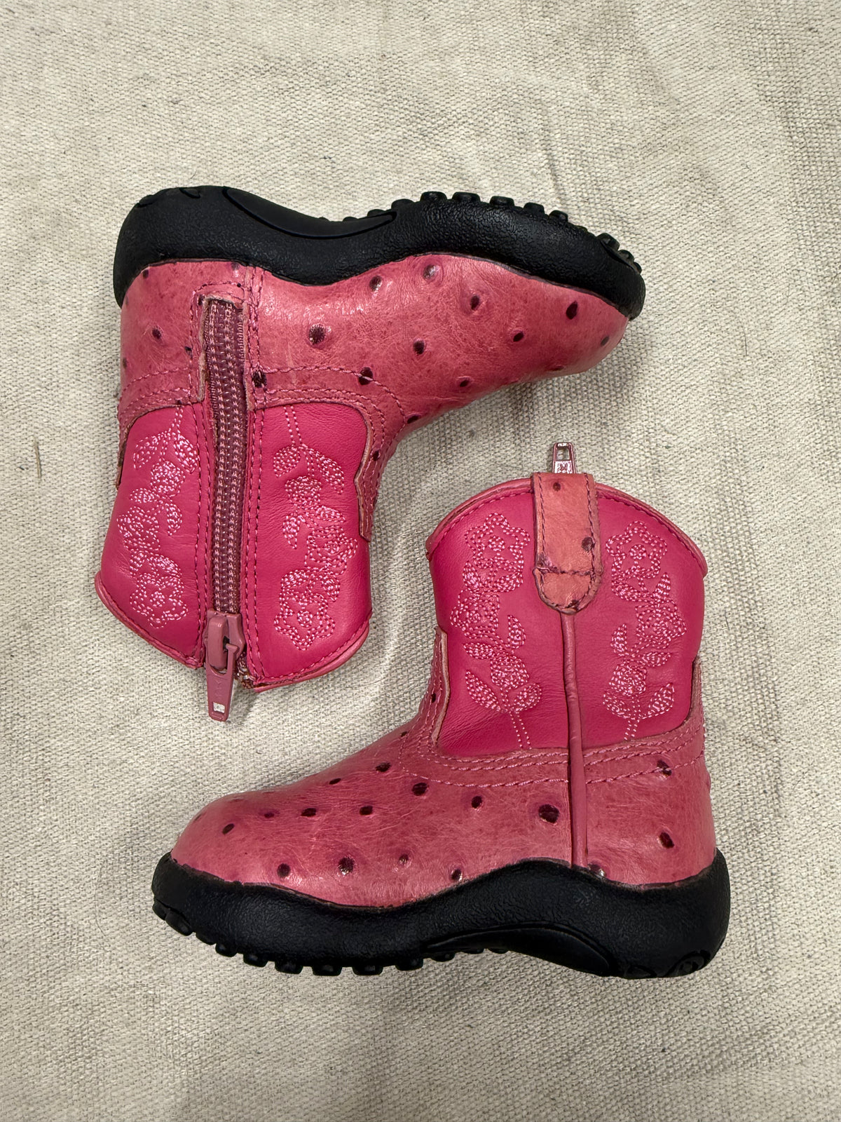 Vintage Toddler Pink Cowboy Boots
