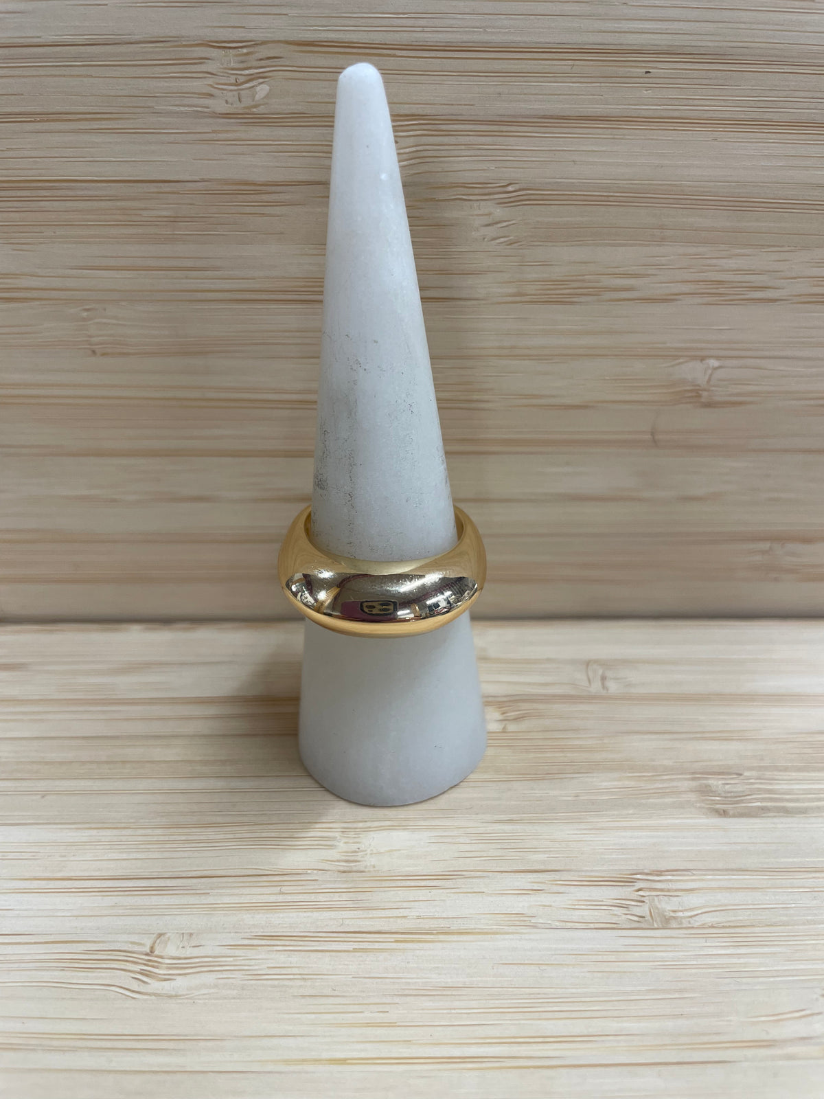 Large Gold Bubble Ring