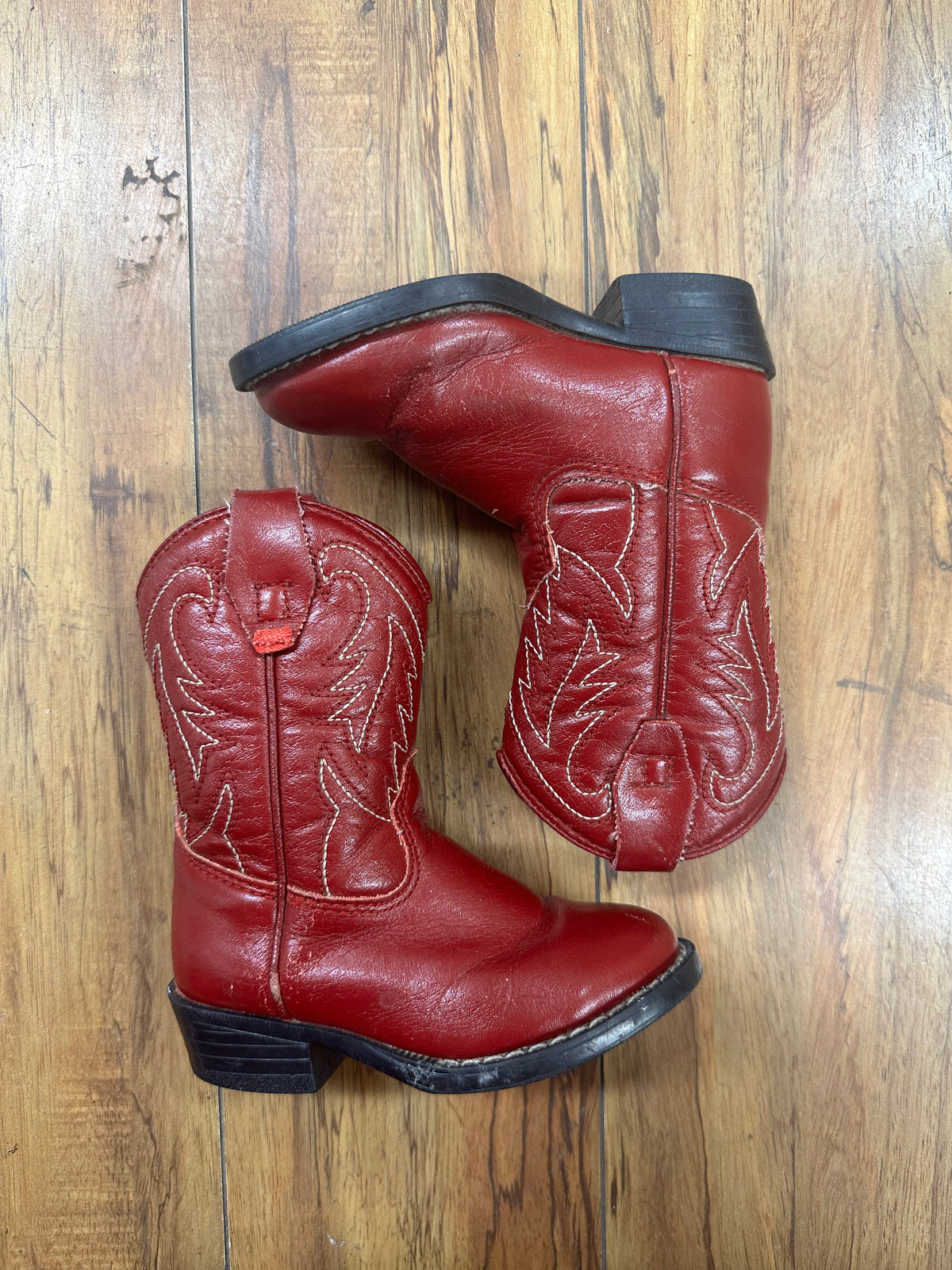 Kids Red Cowboy Boots