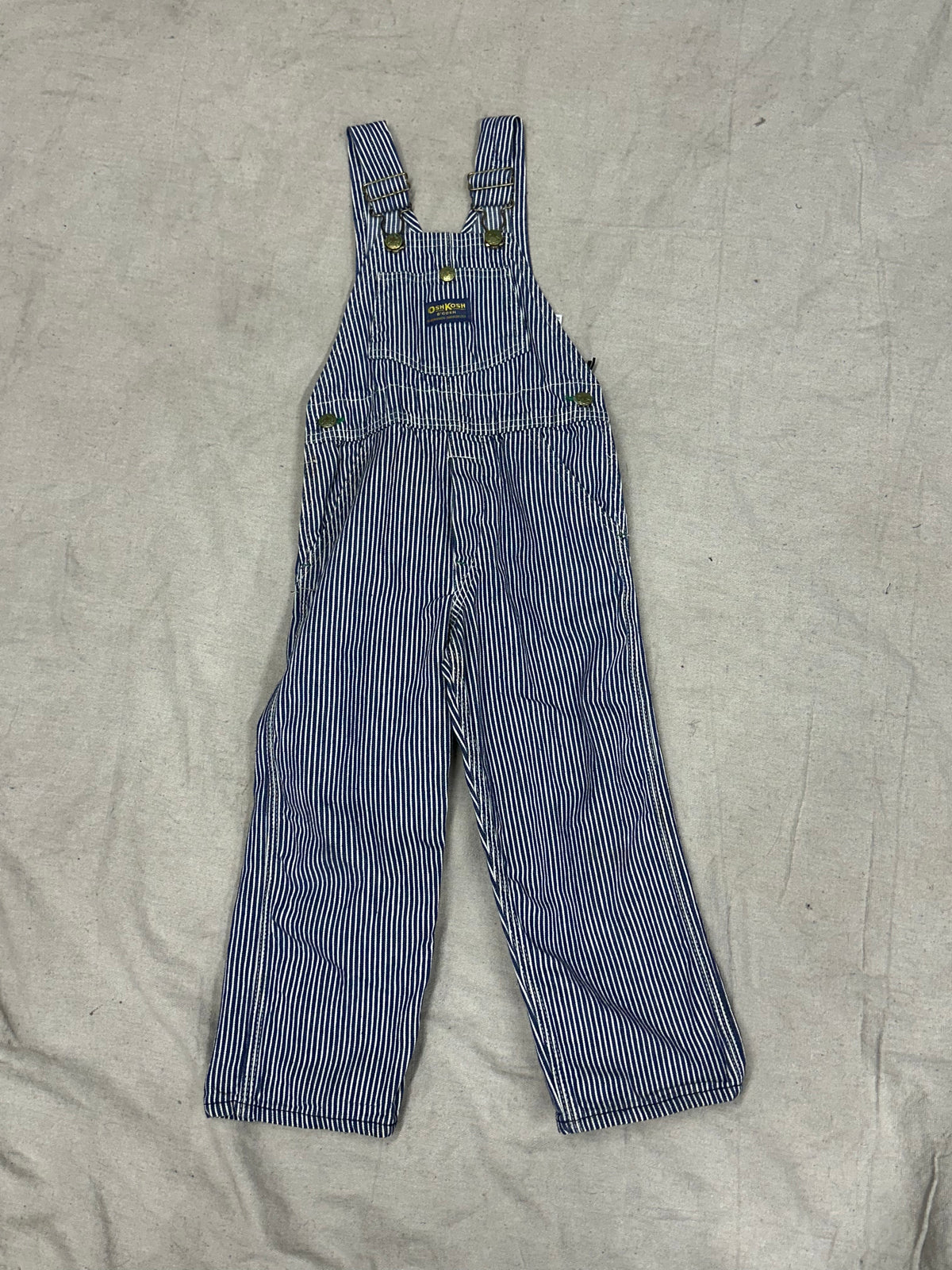 Vintage Kids Pinstripe Overalls