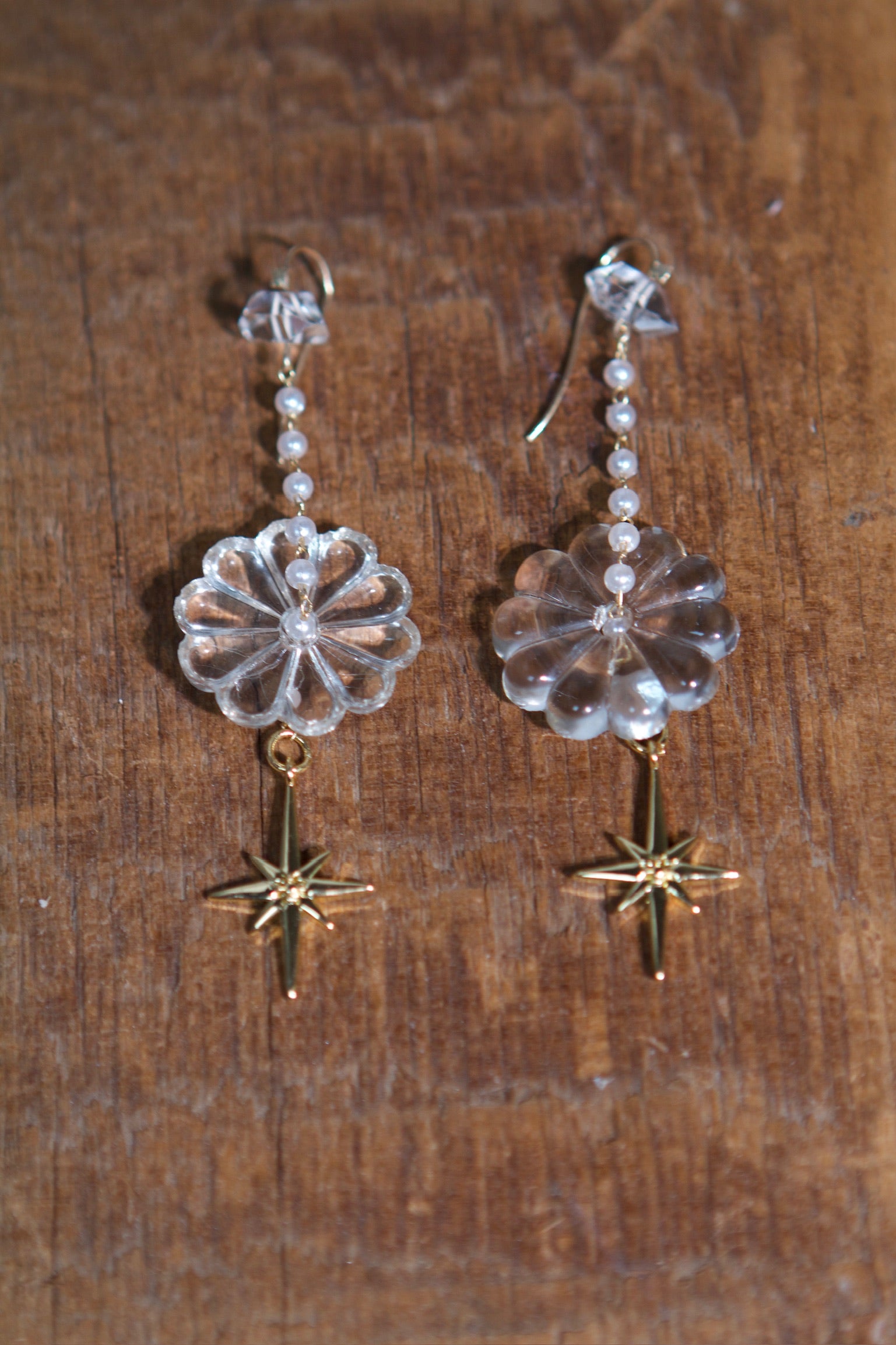 Pastiche Ball Drop Earrings in Rose — The Jewel Shop