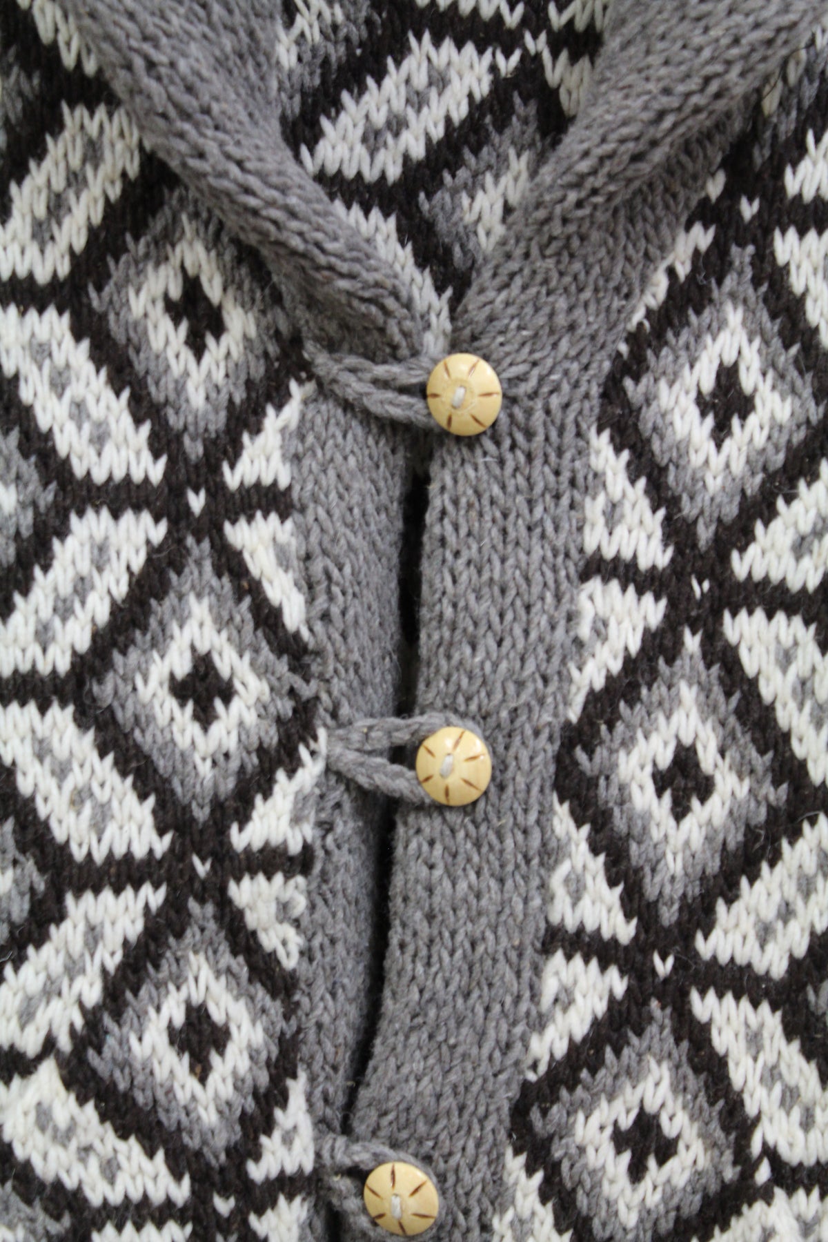 Greyscale Knit Cardigan