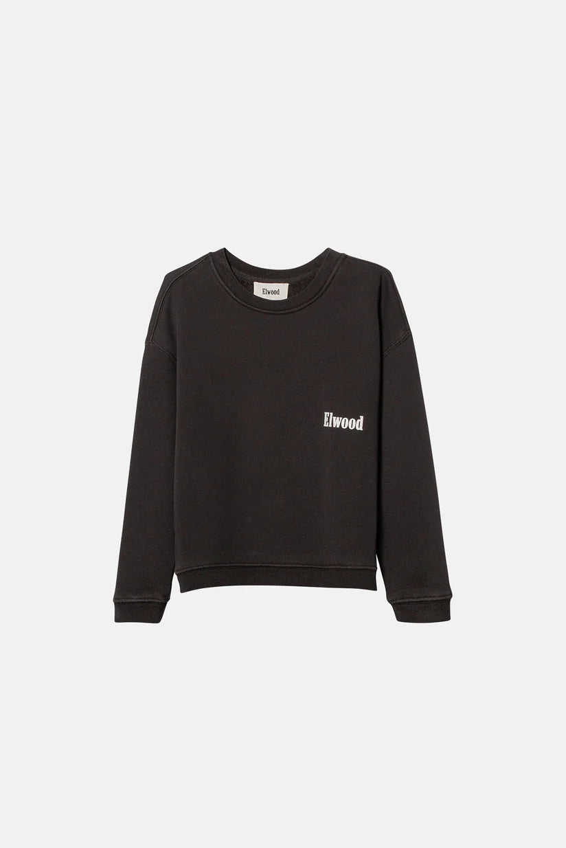 KIDS TRADEMARK CREWNECK - VINTAGE BLACK