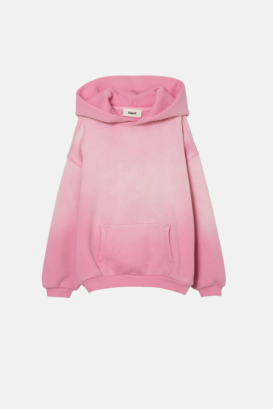 Kids Core Oversized Hoodie- Sun Faded Pink