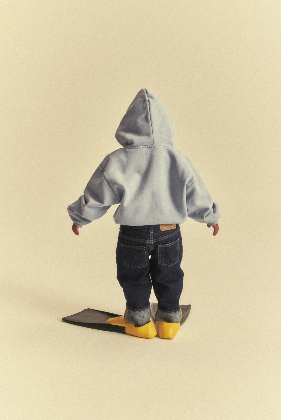 Kids Core Zip Hoodie - Light Blue