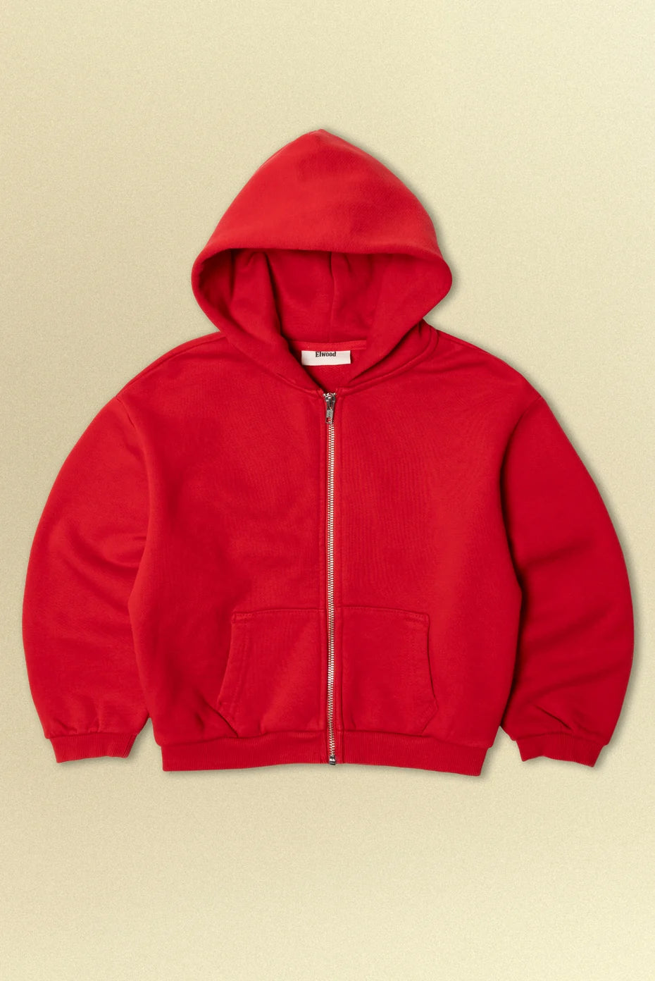 Kids Core Zip Hoodie - Red