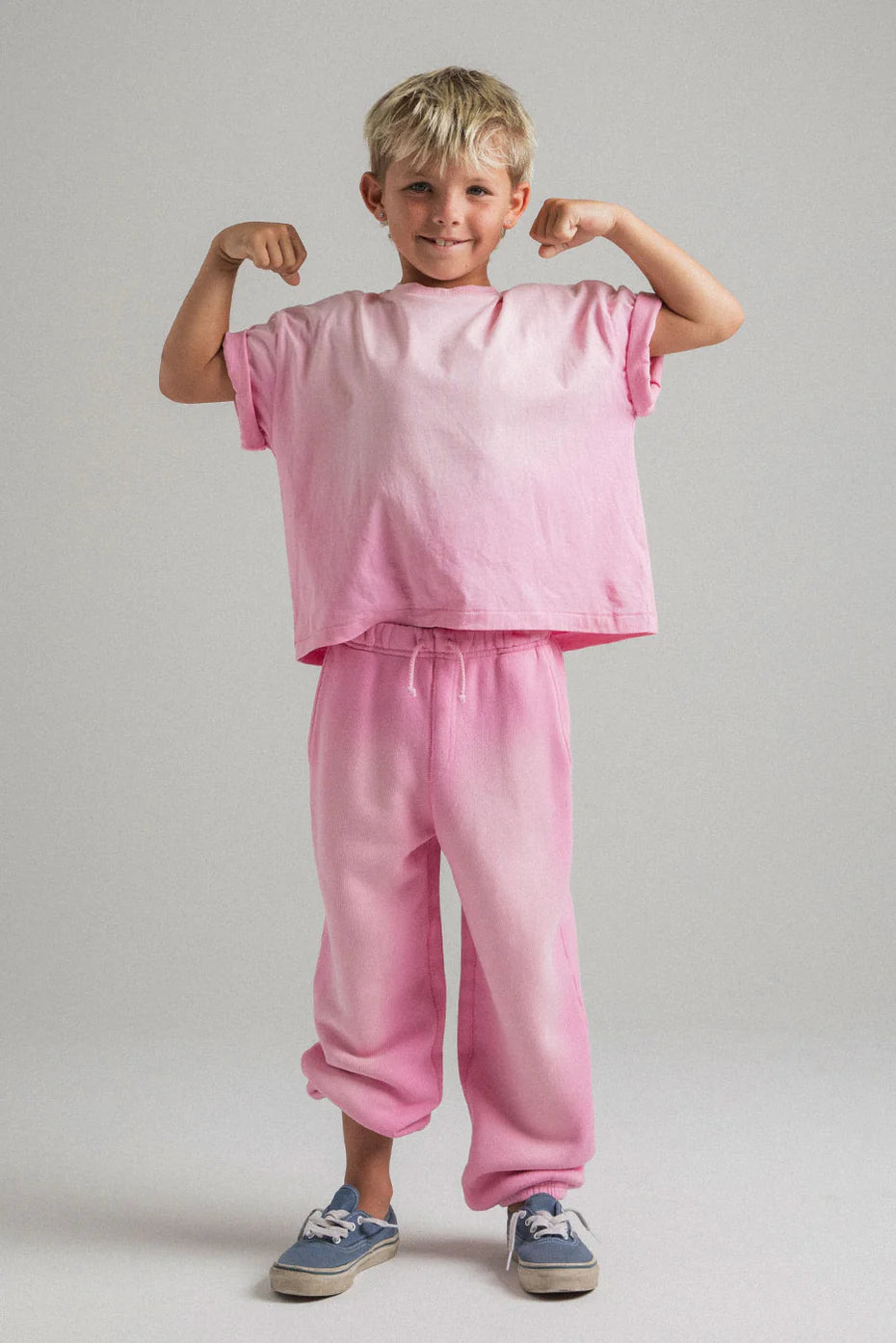Kids Core Sweatpant - Sun Faded Pink