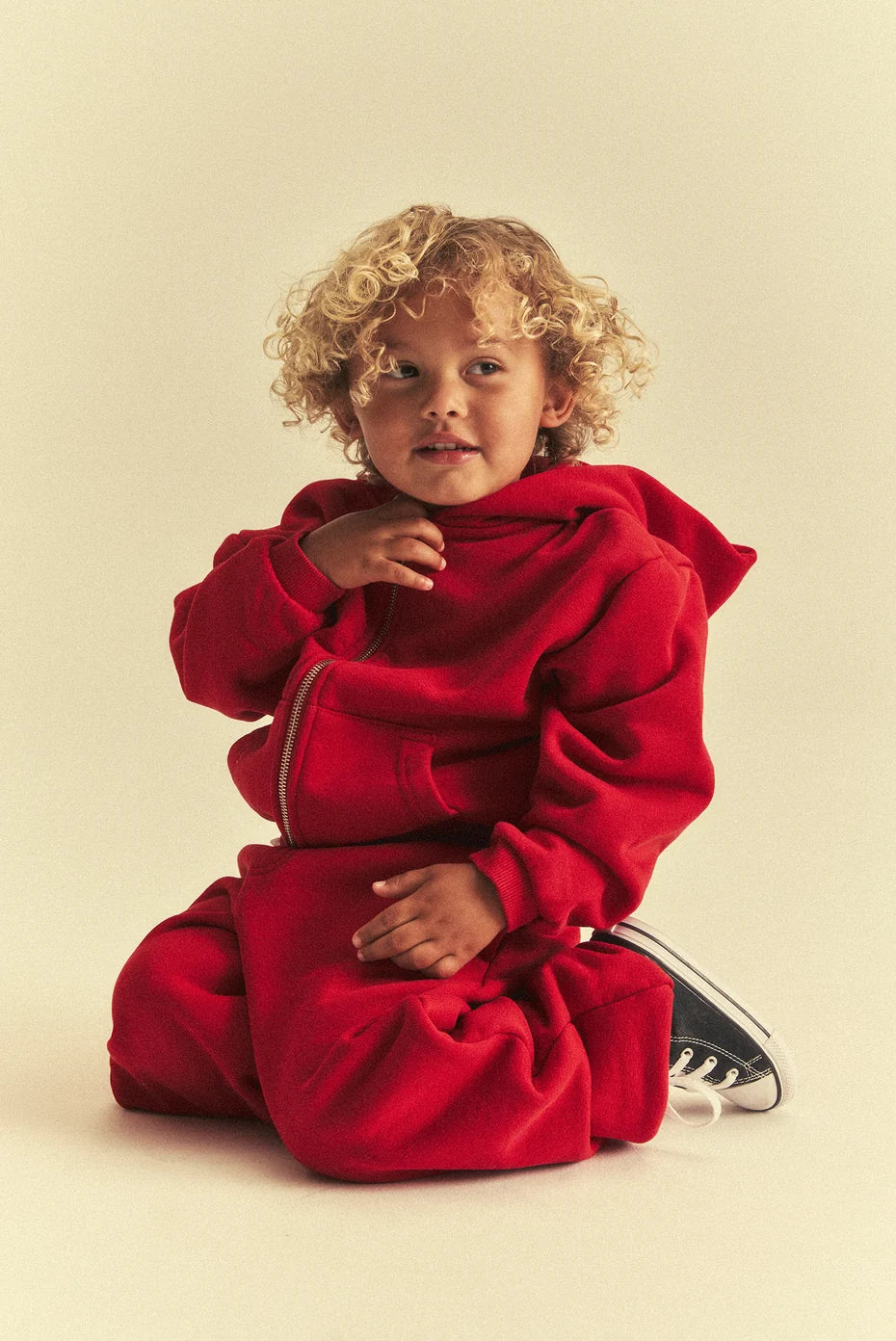 Kids Core Sweat Pant - Red