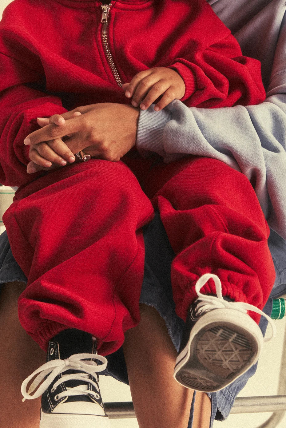 Kids Core Sweat Pant - Red