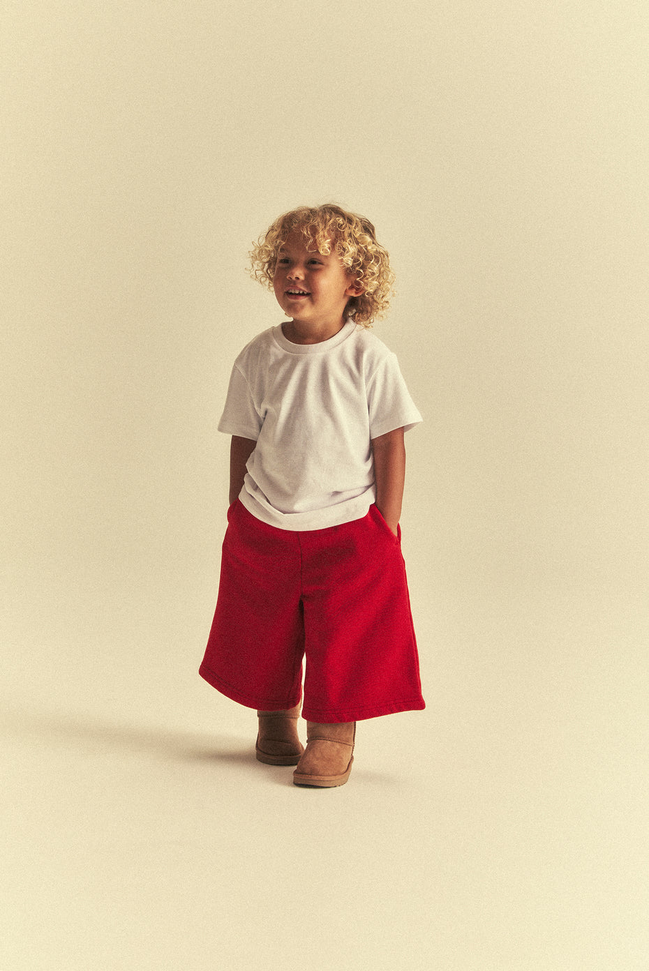 Kids Baggy Core Short - Red