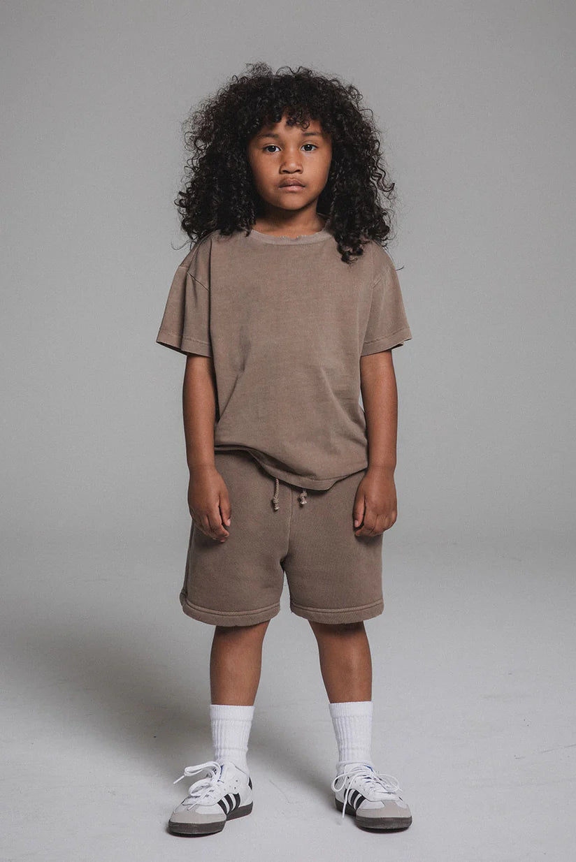 KIDS CORE TEE- VINTAGE BROWN