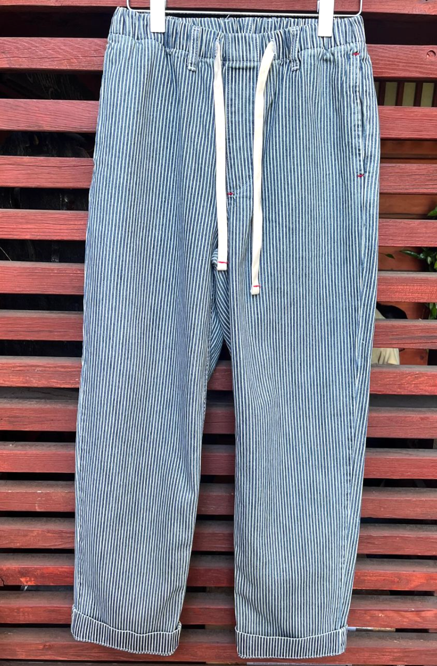 Hickory Pinstripe Drawstring Pants