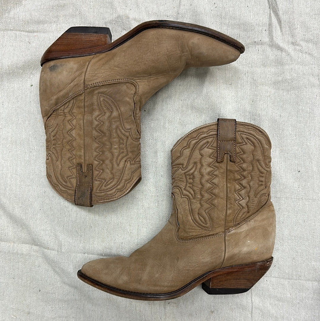 Light Tan Ankle Boots