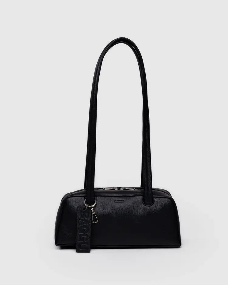BAGGU Small Recycled Leather Bowler Bag