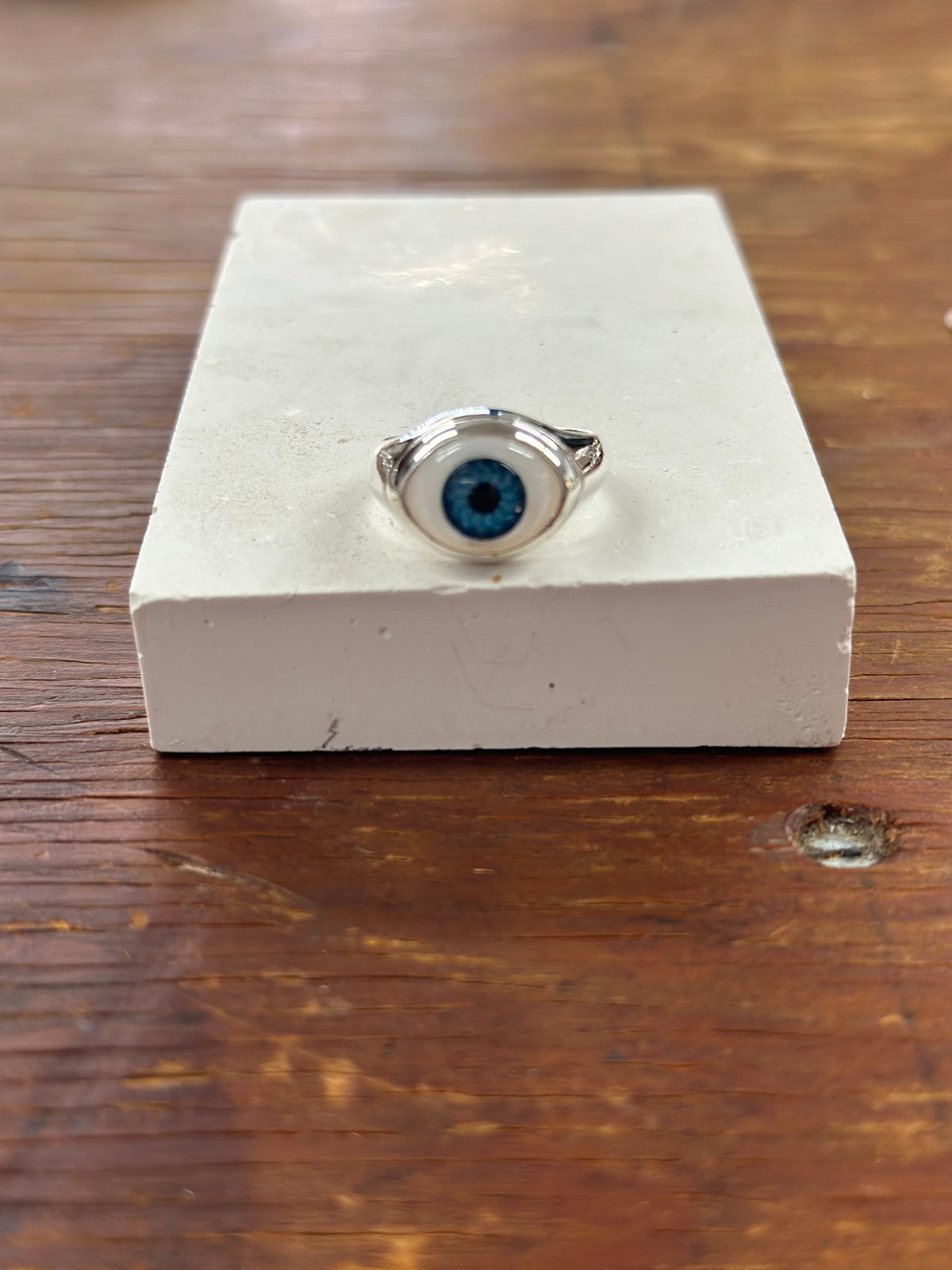 Sterling Eyeball Ring