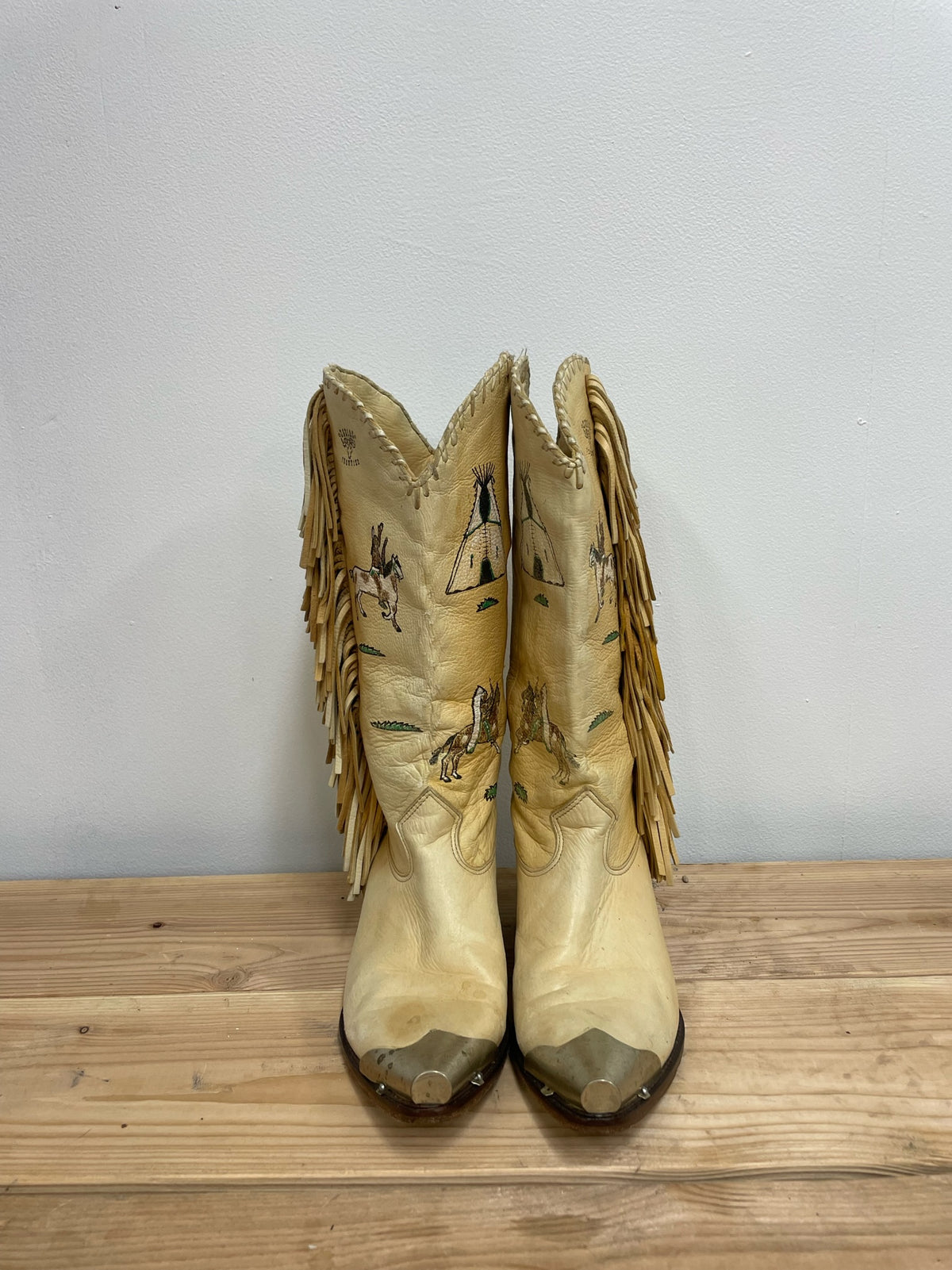 Deerskin Fringe Boots
