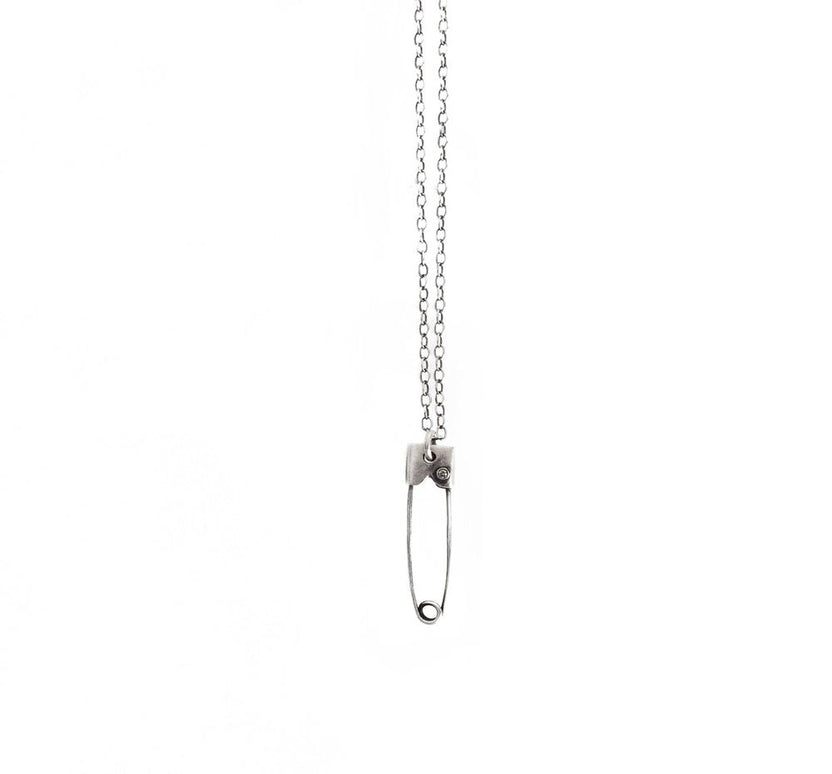 Safety pin necklace gucci Clearance