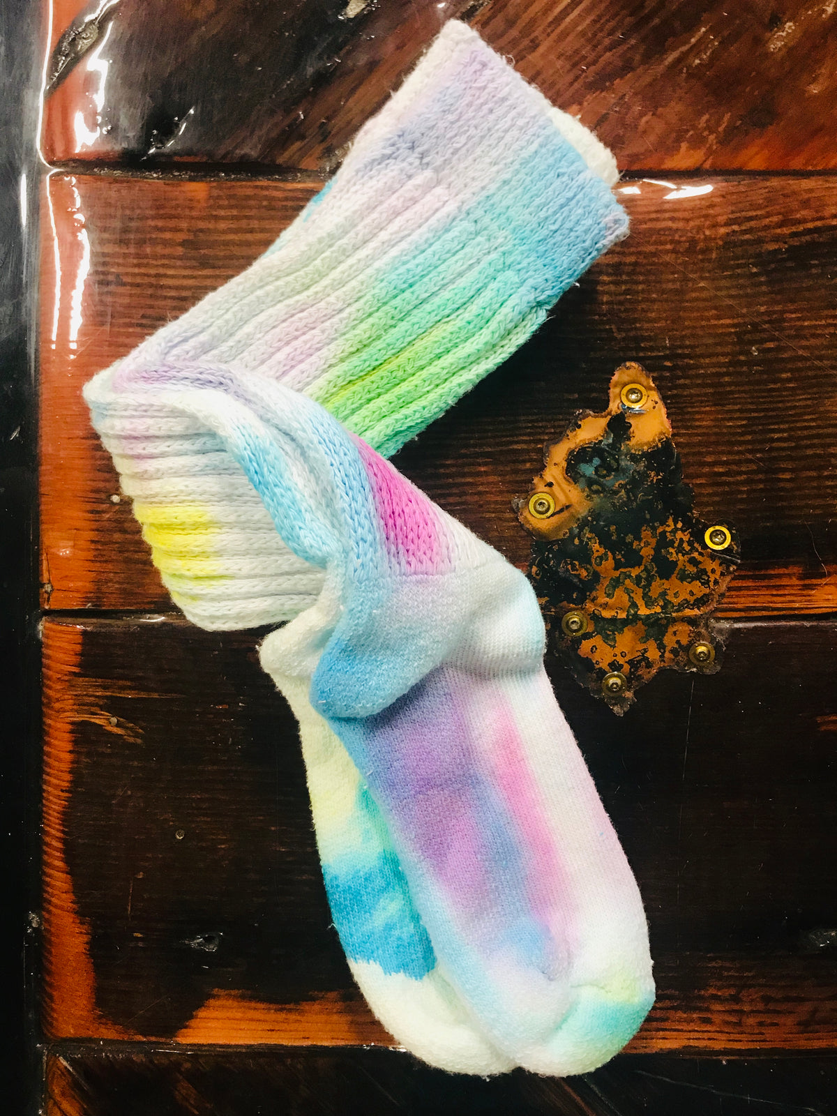 Soft N Slouchy Socks - Tie Dye