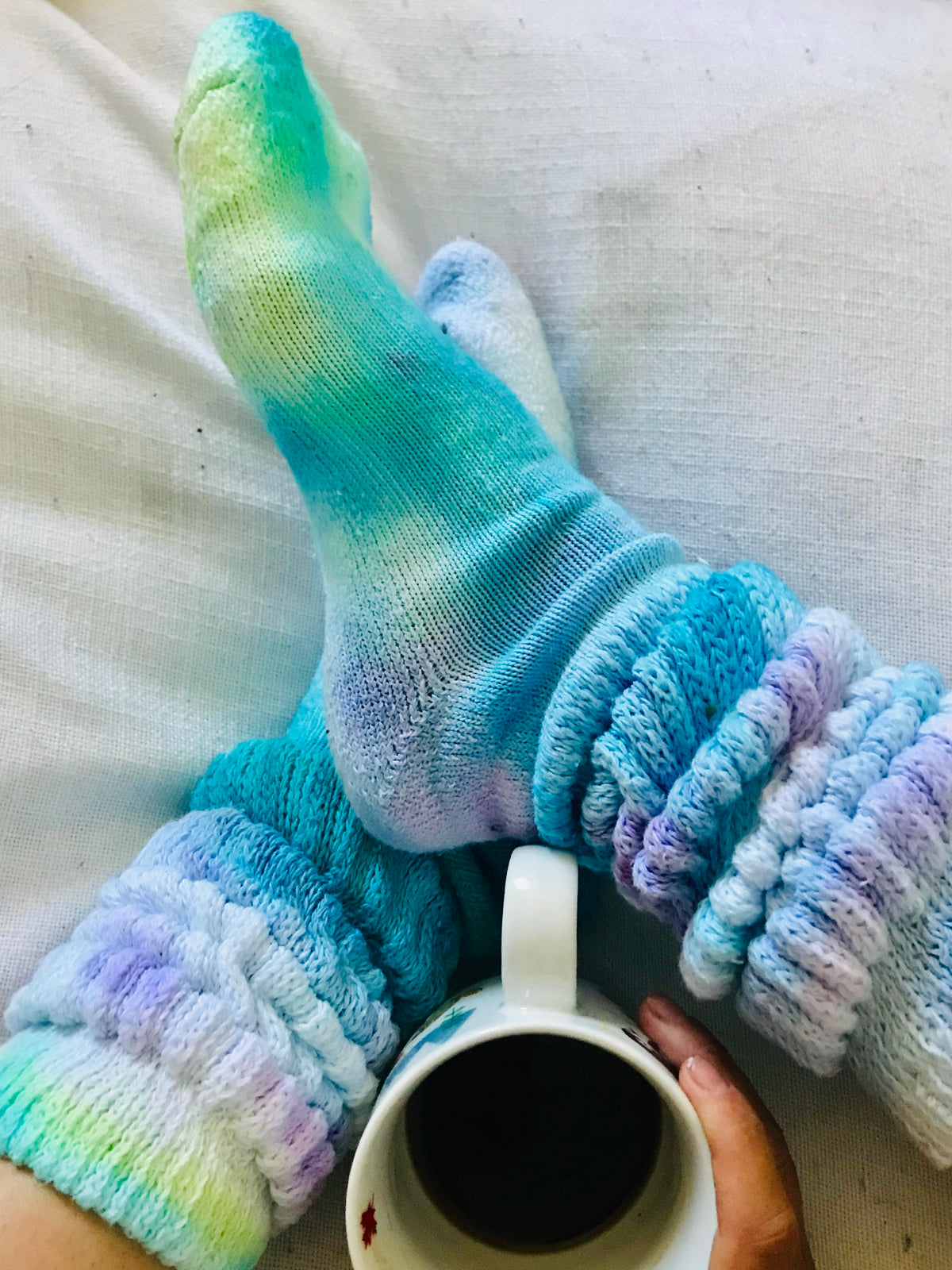 Soft N Slouchy Socks - Tie Dye